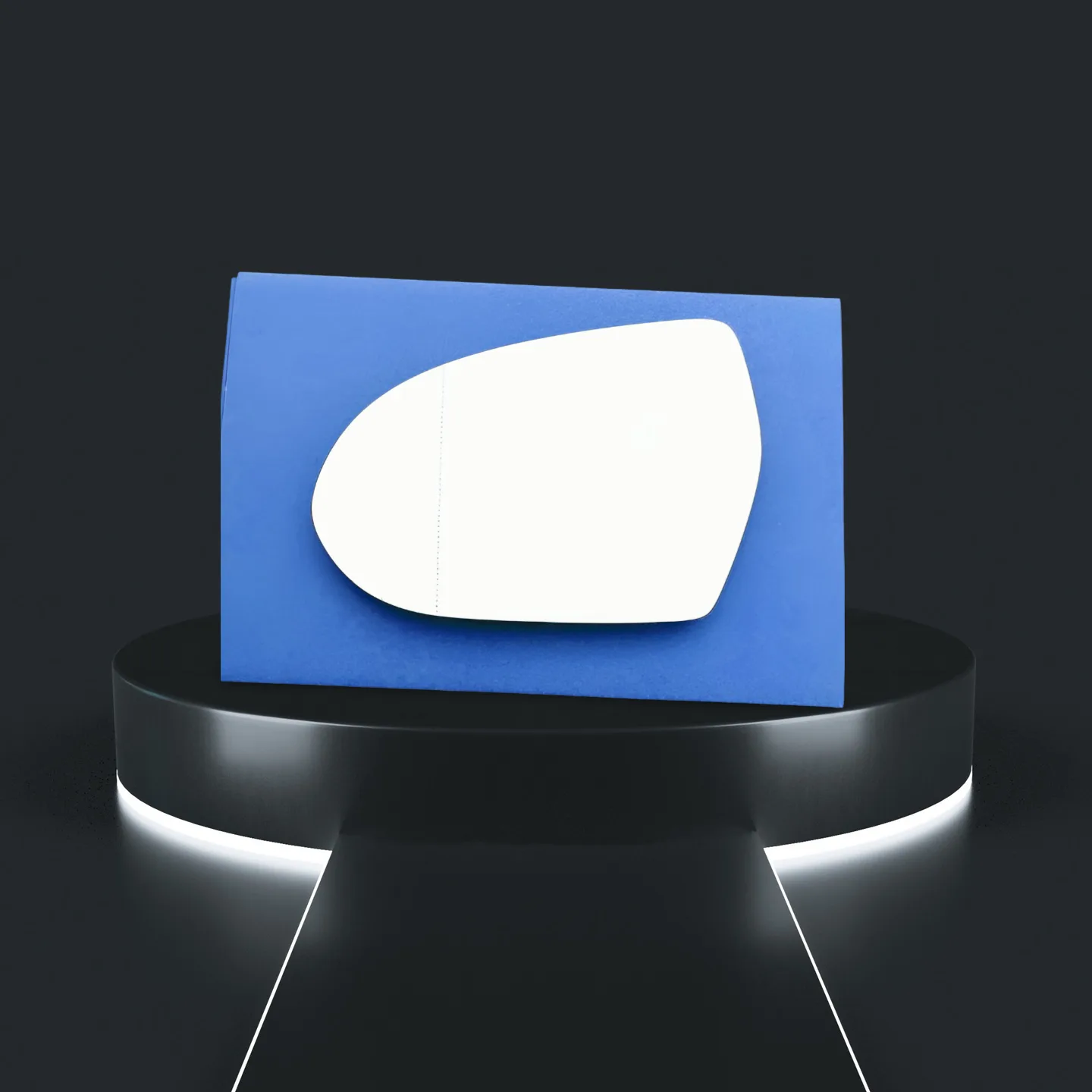 Stick on Wing Mirror Glass — Left Passenger Side