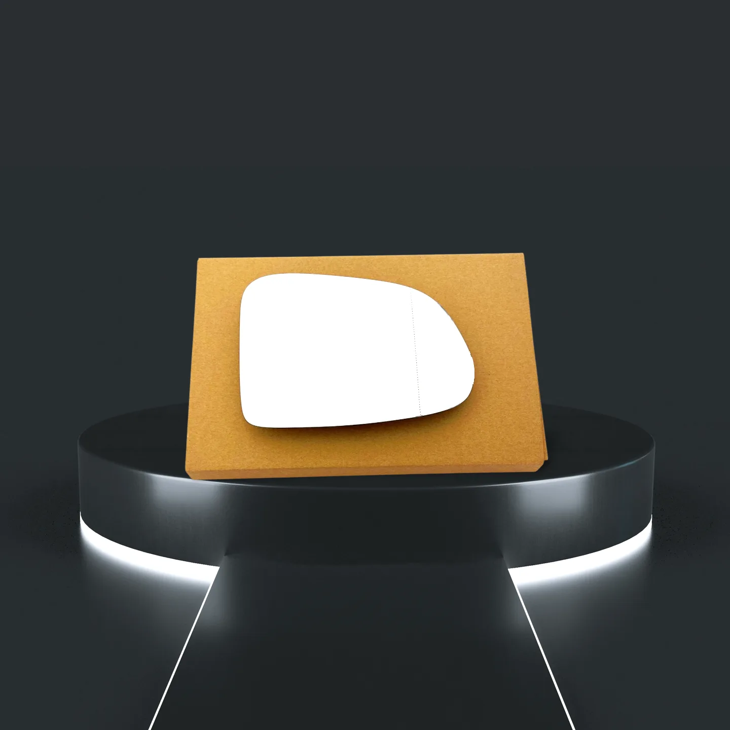 Stick on Wing Mirror Glass — Right Driver Side