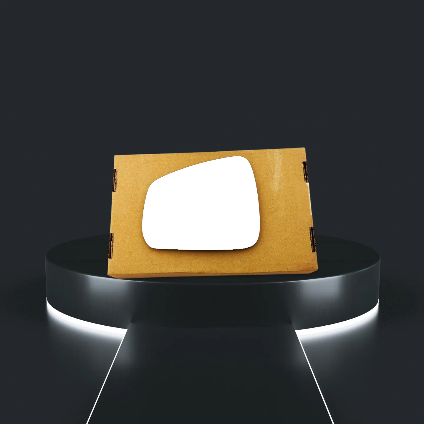 Stick on Wing Mirror Glass — Left Passenger Side