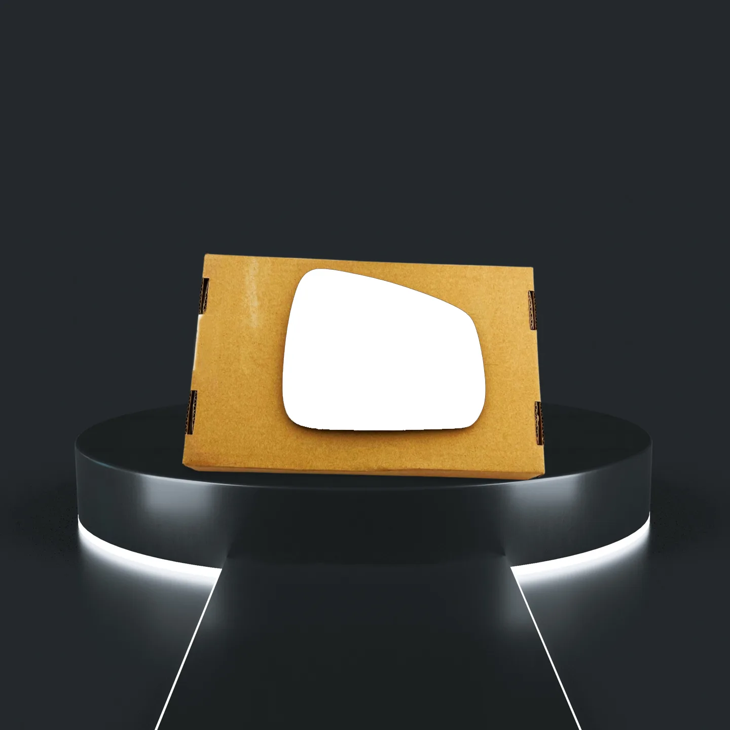 Stick on Wing Mirror Glass — Right Driver Side