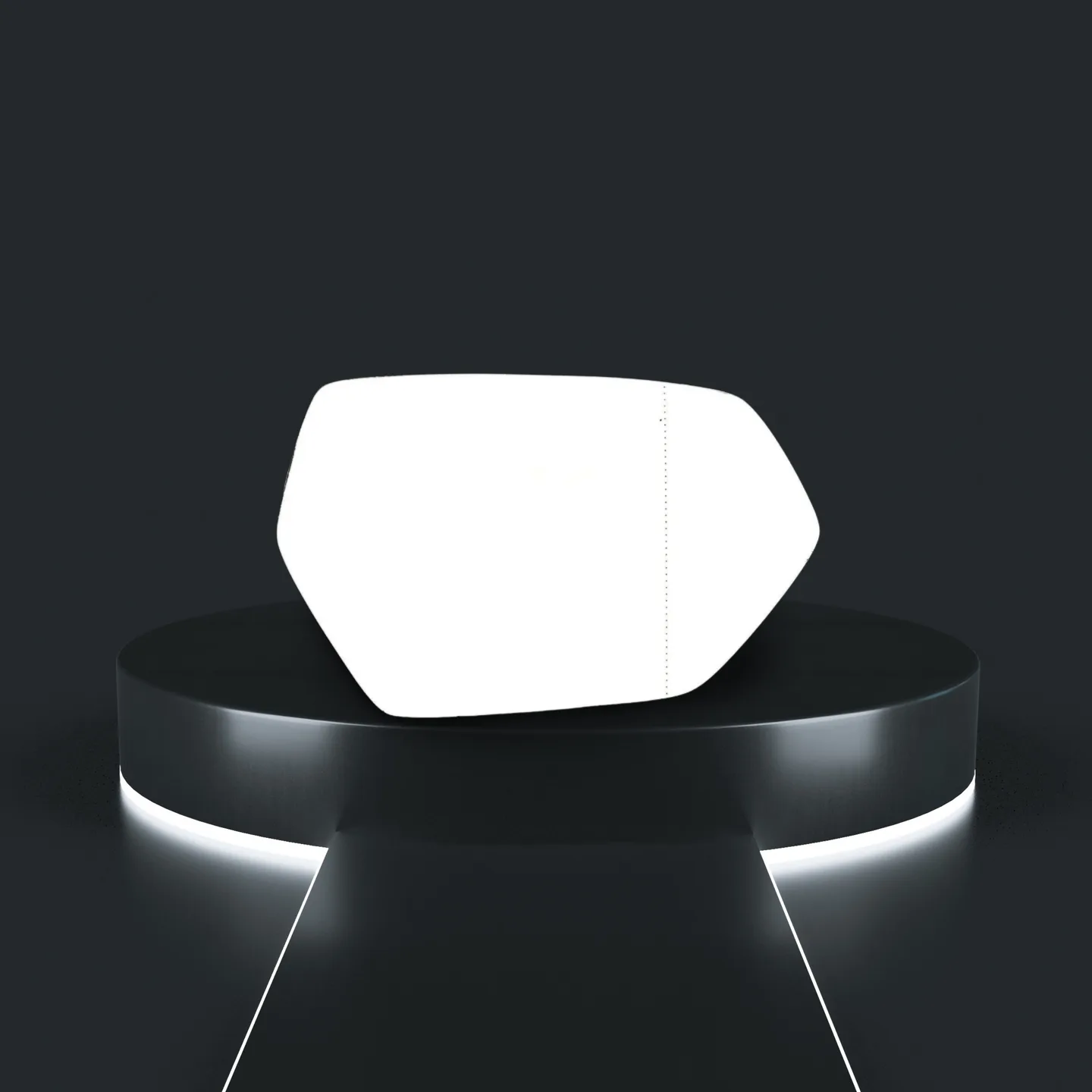 Seat Leon Stick-on Wing Mirror Glass 2020 onwards — Convex — Right Driver Side