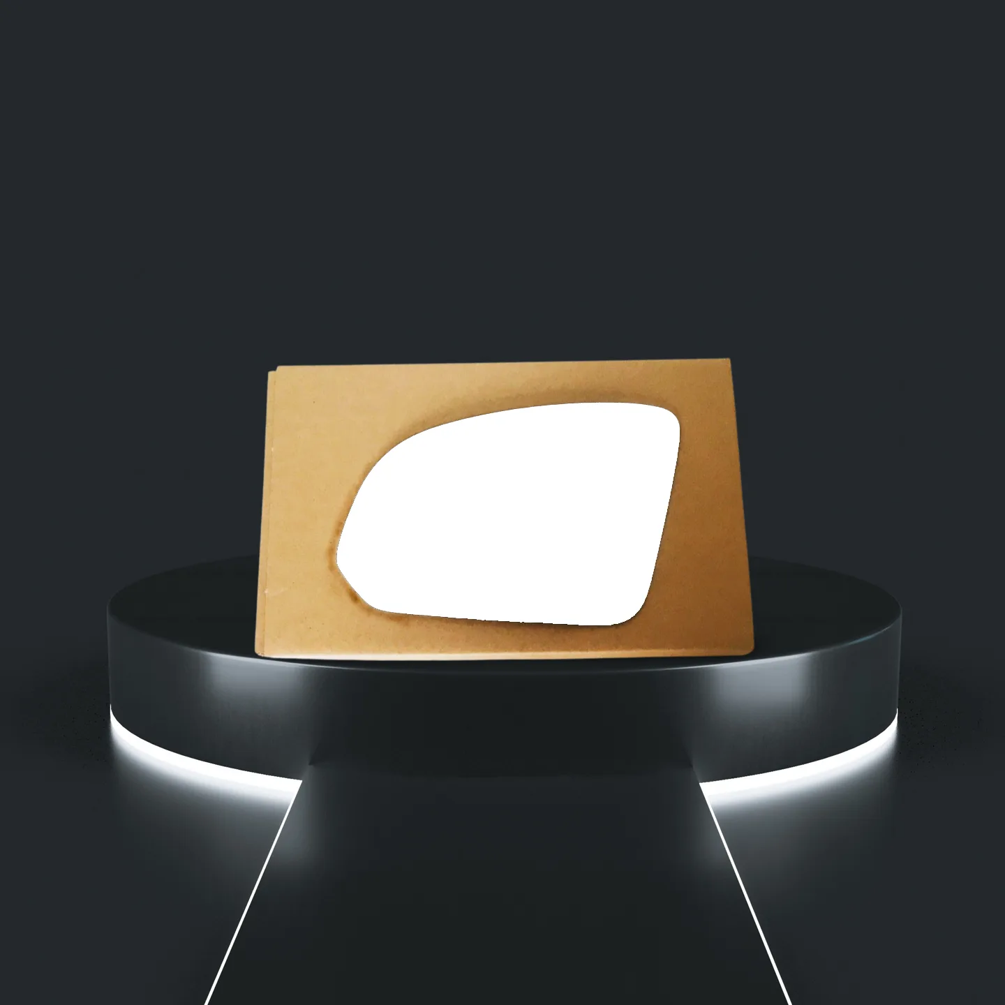 Volvo XC40 Stick-on Wing Mirror Glass 2017 onwards — Convex, Auto-Dimming — Left Passenger Side