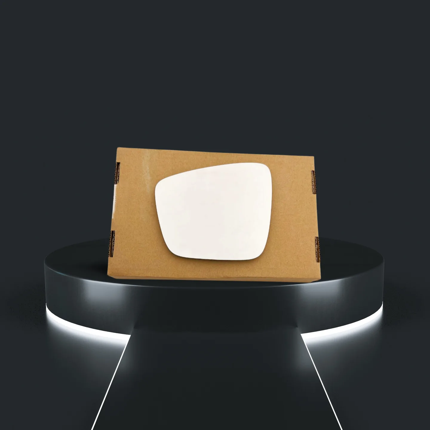 Stick on Wing Mirror Glass — Left Passenger Side