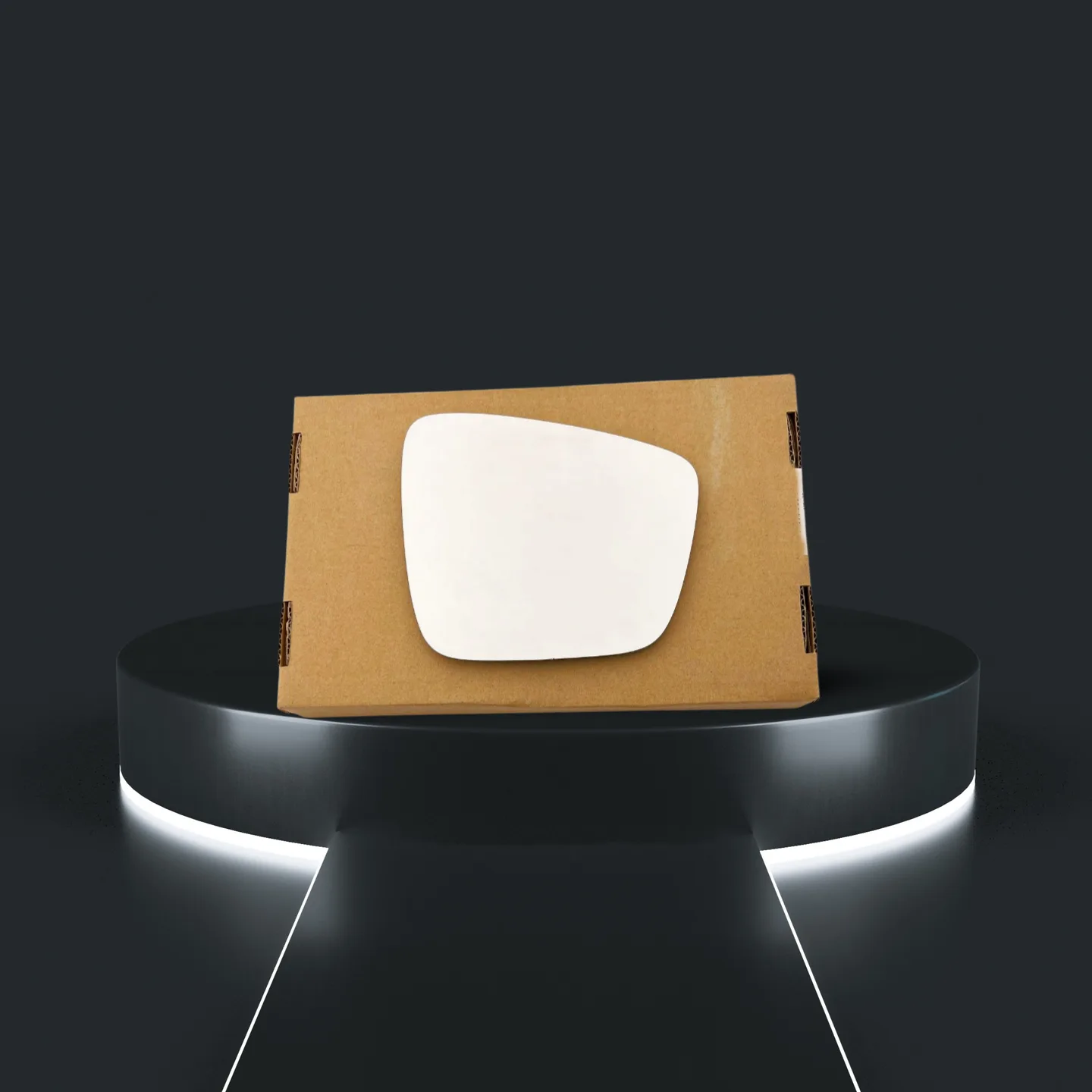 Stick on Wing Mirror Glass — Right Driver Side