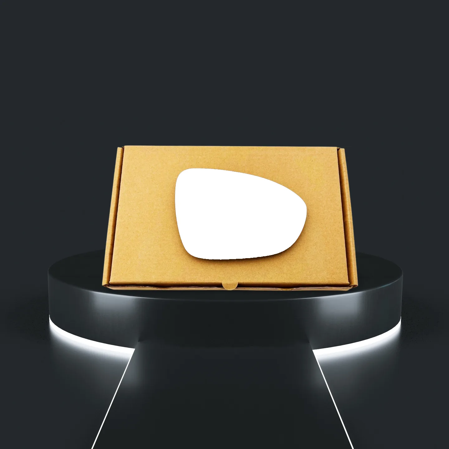 Stick on Wing Mirror Glass — Right Driver Side