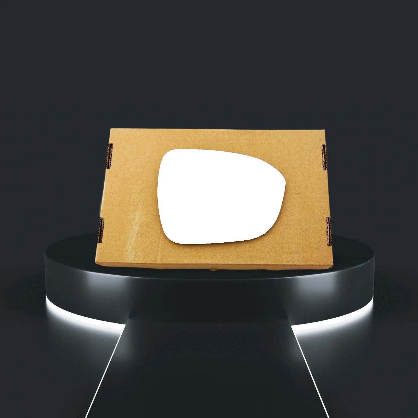 Nissan Juke Stick-on Wing Mirror Glass 2022 onwards — Convex — Right Driver Side