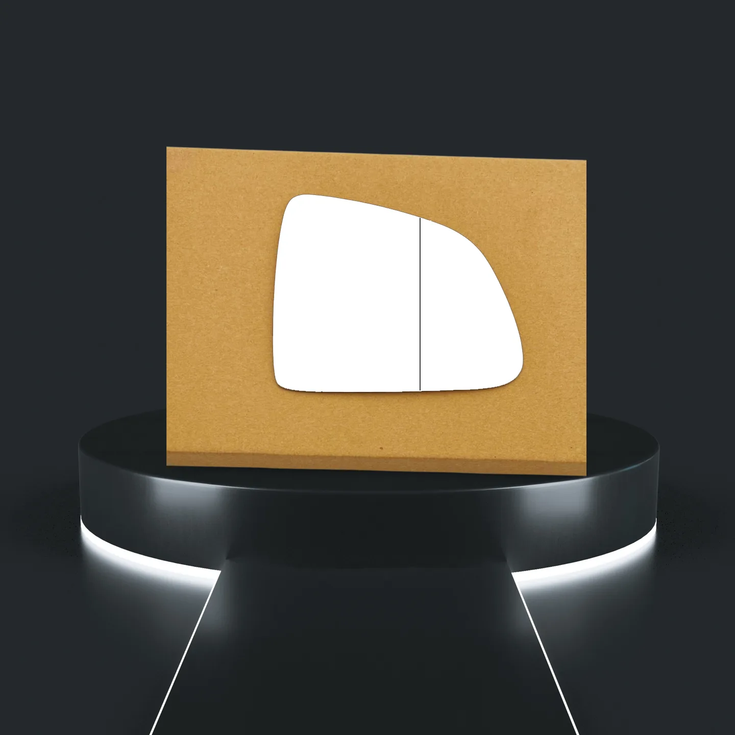 Tesla Model Y Stick-on Wing Mirror Glass 2020 onwards — Convex — Right Driver Side