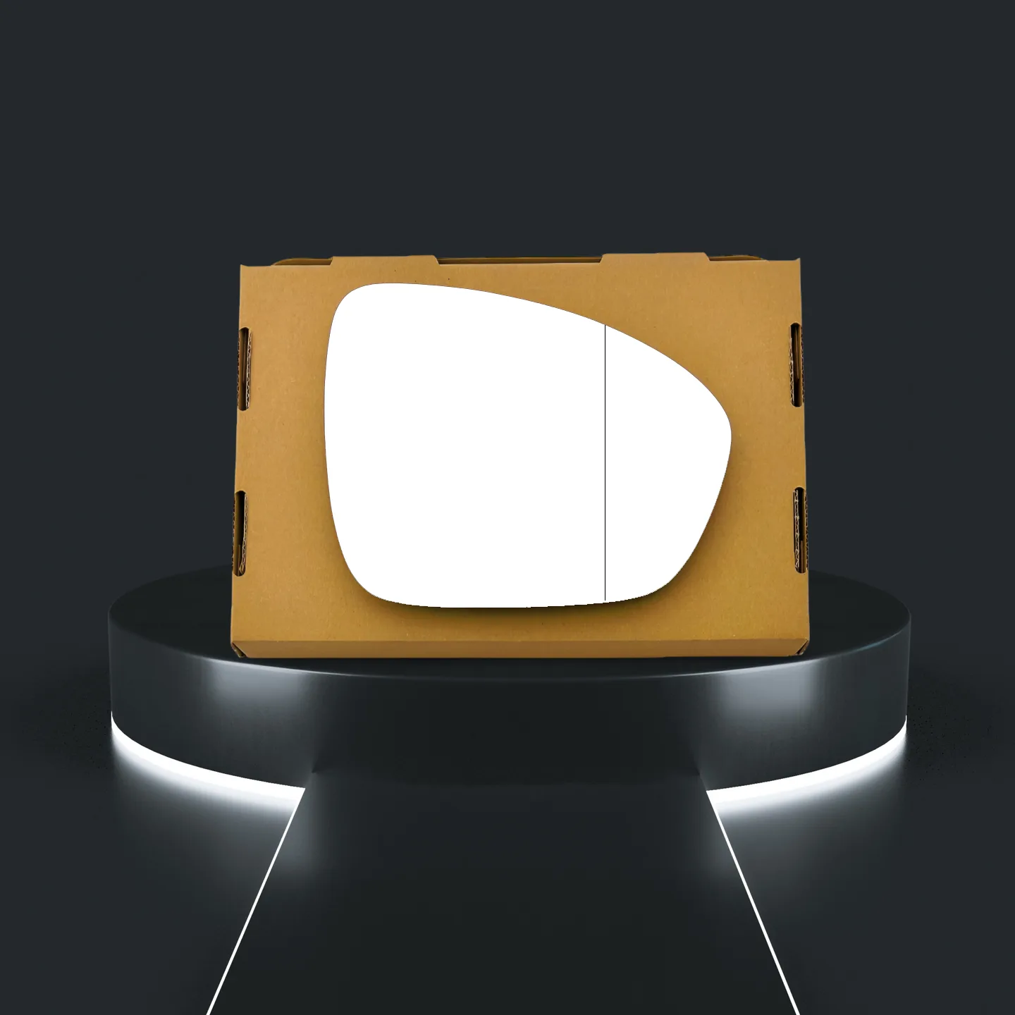 Renault Arkana Stick-on Wing Mirror Glass 2021 onwards — Wide Angle — Right Driver Side