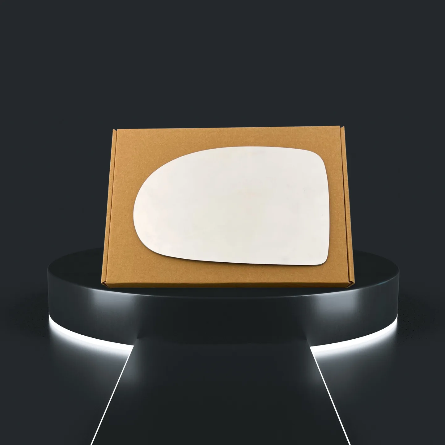 Stick on Wing Mirror Glass — Left Passenger Side