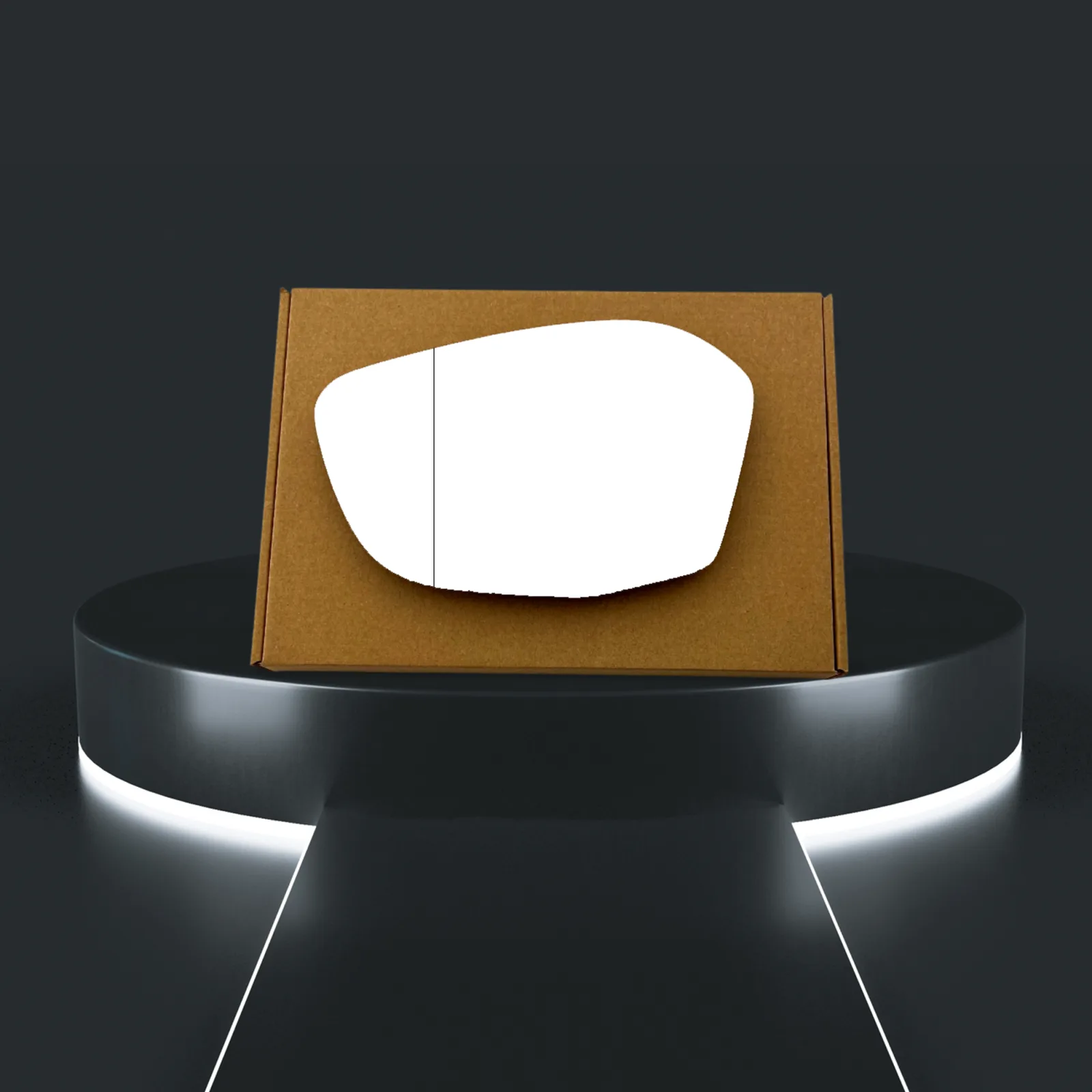 DS DS4 Stick-on Wing Mirror Glass 2022 onwards — Convex — Left Passenger Side