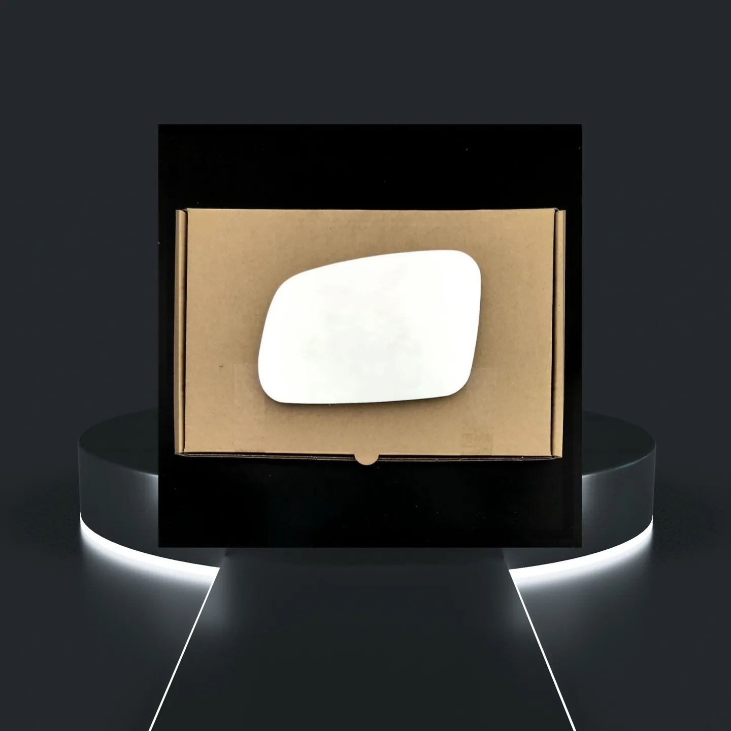 Stick on Wing Mirror Glass — Left Passenger Side
