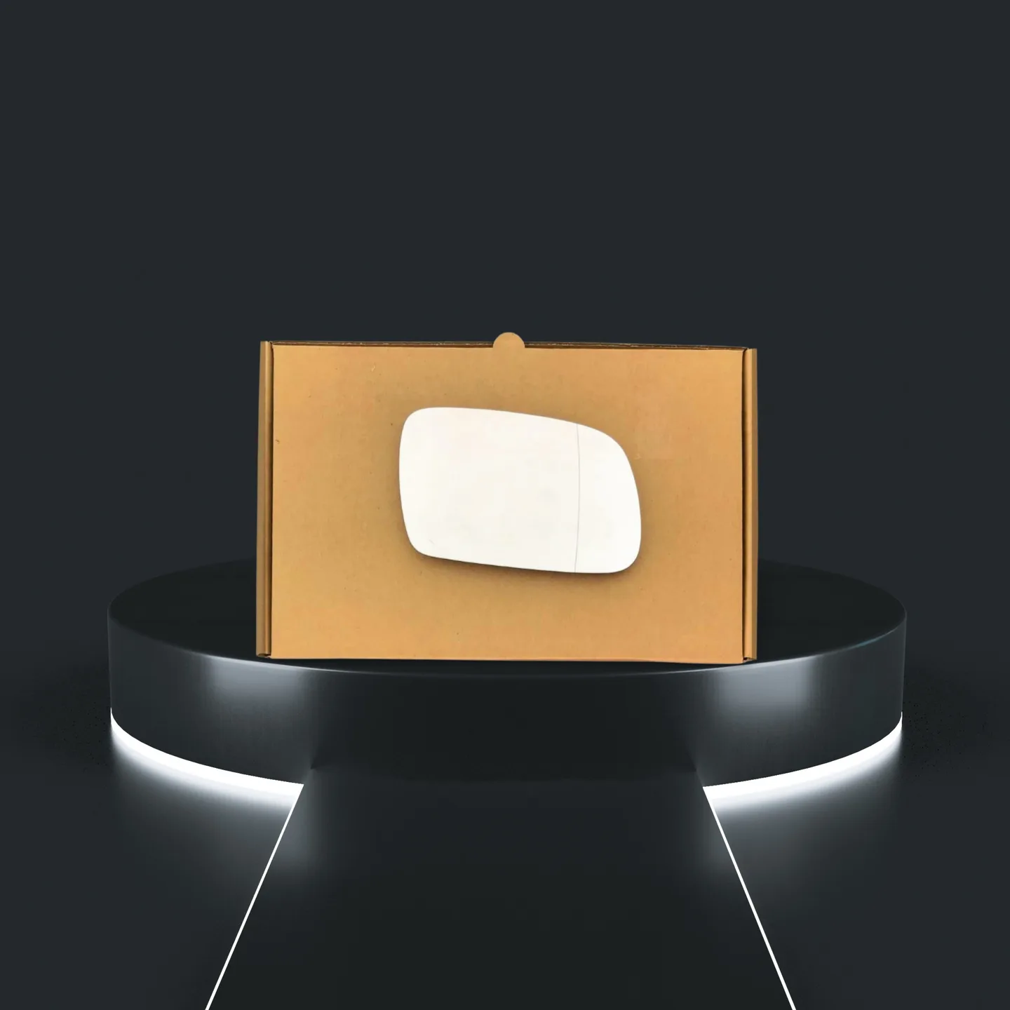 Stick on Wing Mirror Glass — Right Driver Side