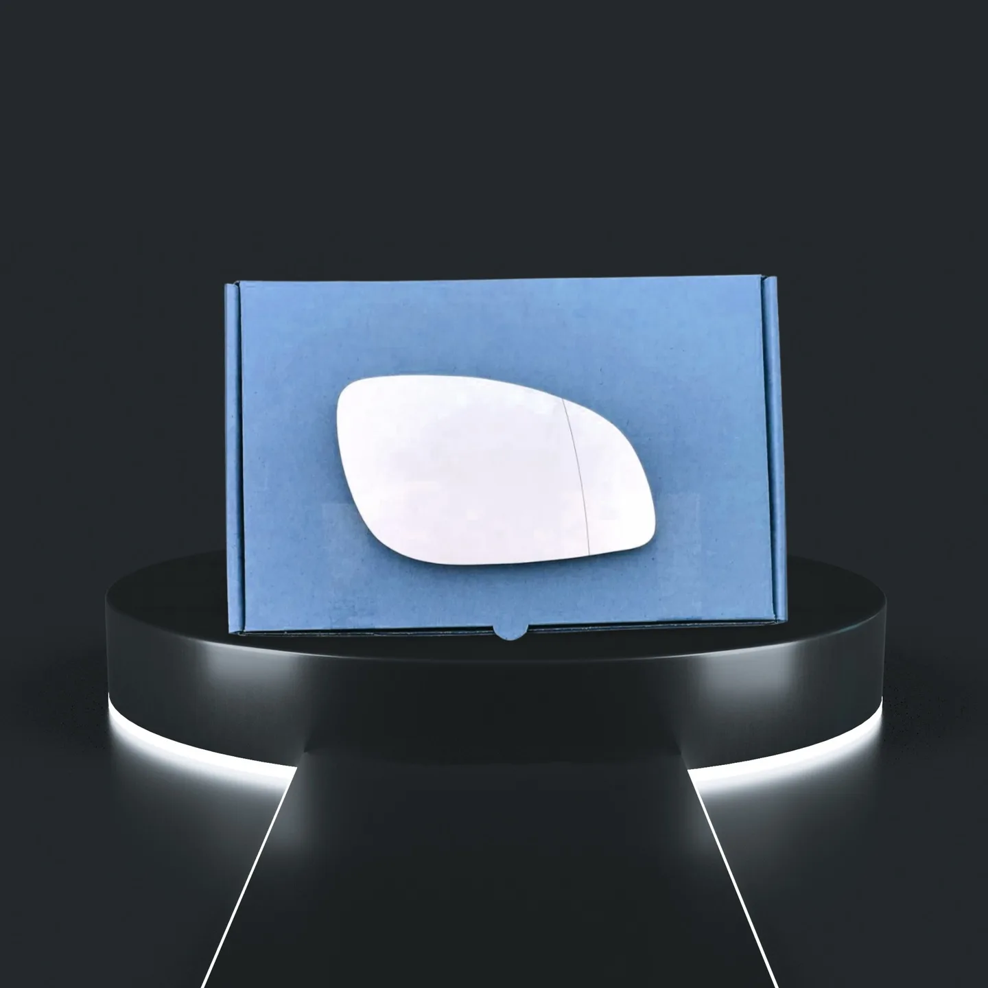 Vauxhall Vectra Stick-on Wing Mirror Glass 2002-2008 — Wide Angle — Right Driver Side