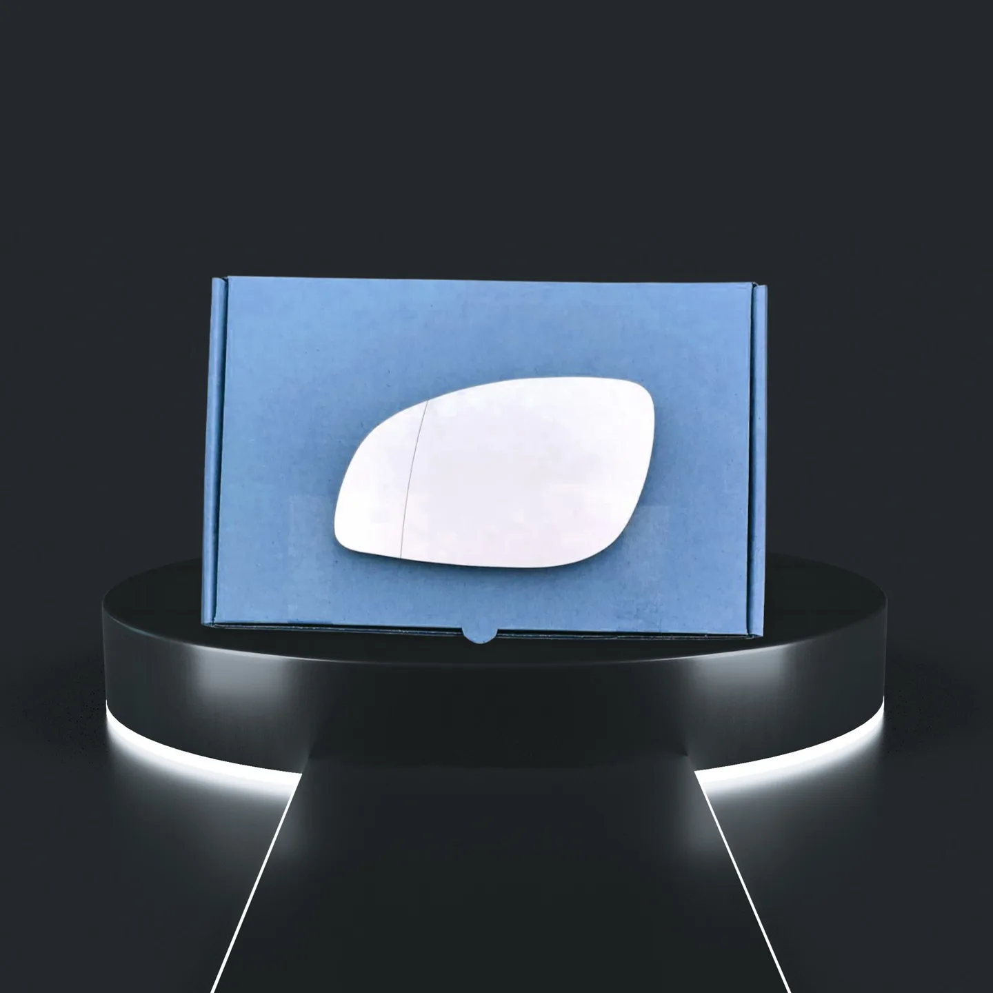 Vauxhall Vectra Stick-on Wing Mirror Glass 2002-2008 — Convex — Left Passenger Side