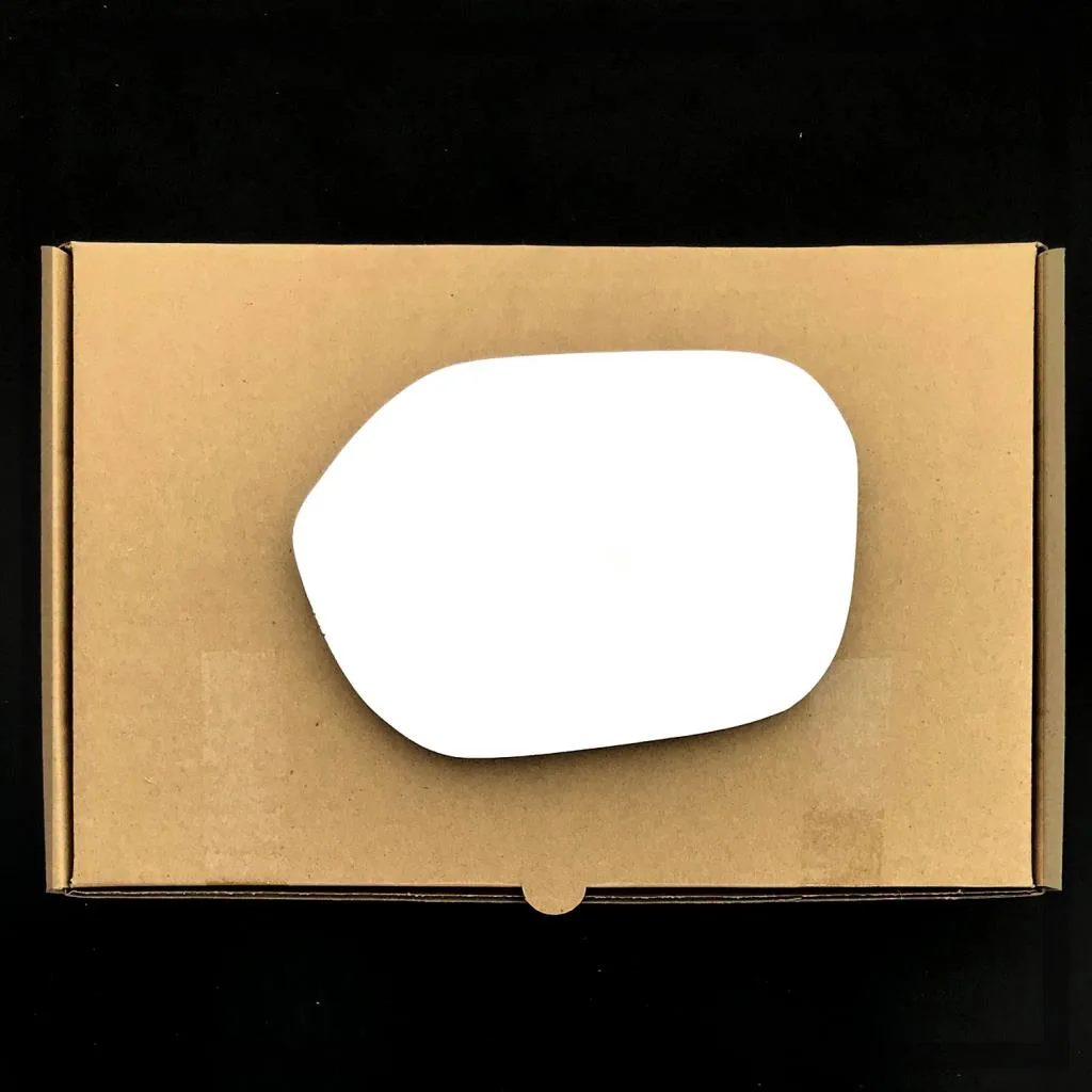 Toyota Yaris Verso Stick-on Wing Mirror Glass 1999-2005 — Convex — Left Passenger Side