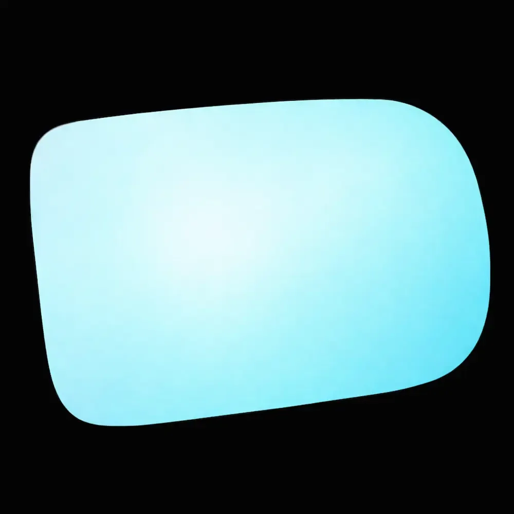 BMW 5 Series Stick-on Wing Mirror Glass 1996-2003 — Blue Tinted — Left Passenger Side
