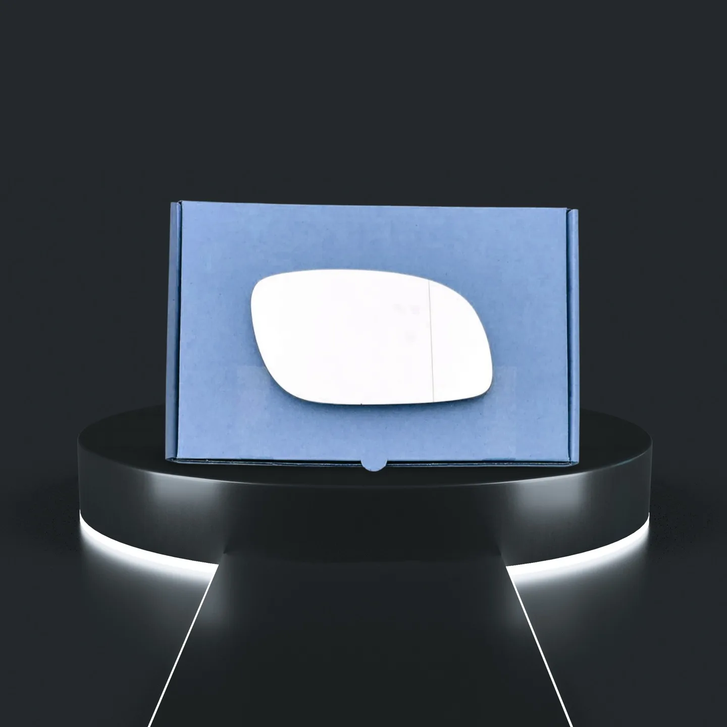 Stick on Wing Mirror Glass — Right Driver Side