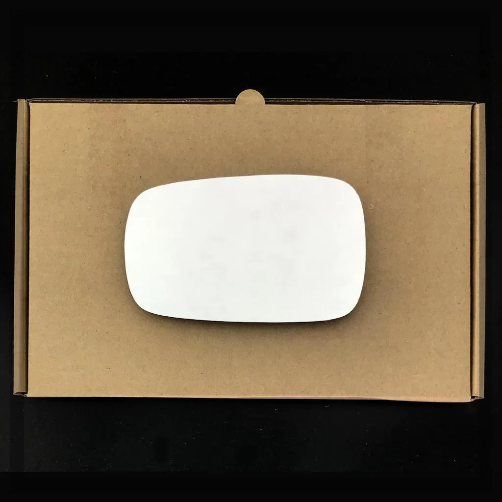 Renault Laguna Stick-on Wing Mirror Glass 2001-2007 — Convex — Left Passenger Side