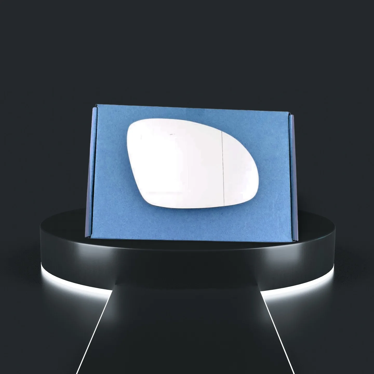 Skoda Superb Stick-on Wing Mirror Glass 2006-2008 — Wide Angle — Right Driver Side