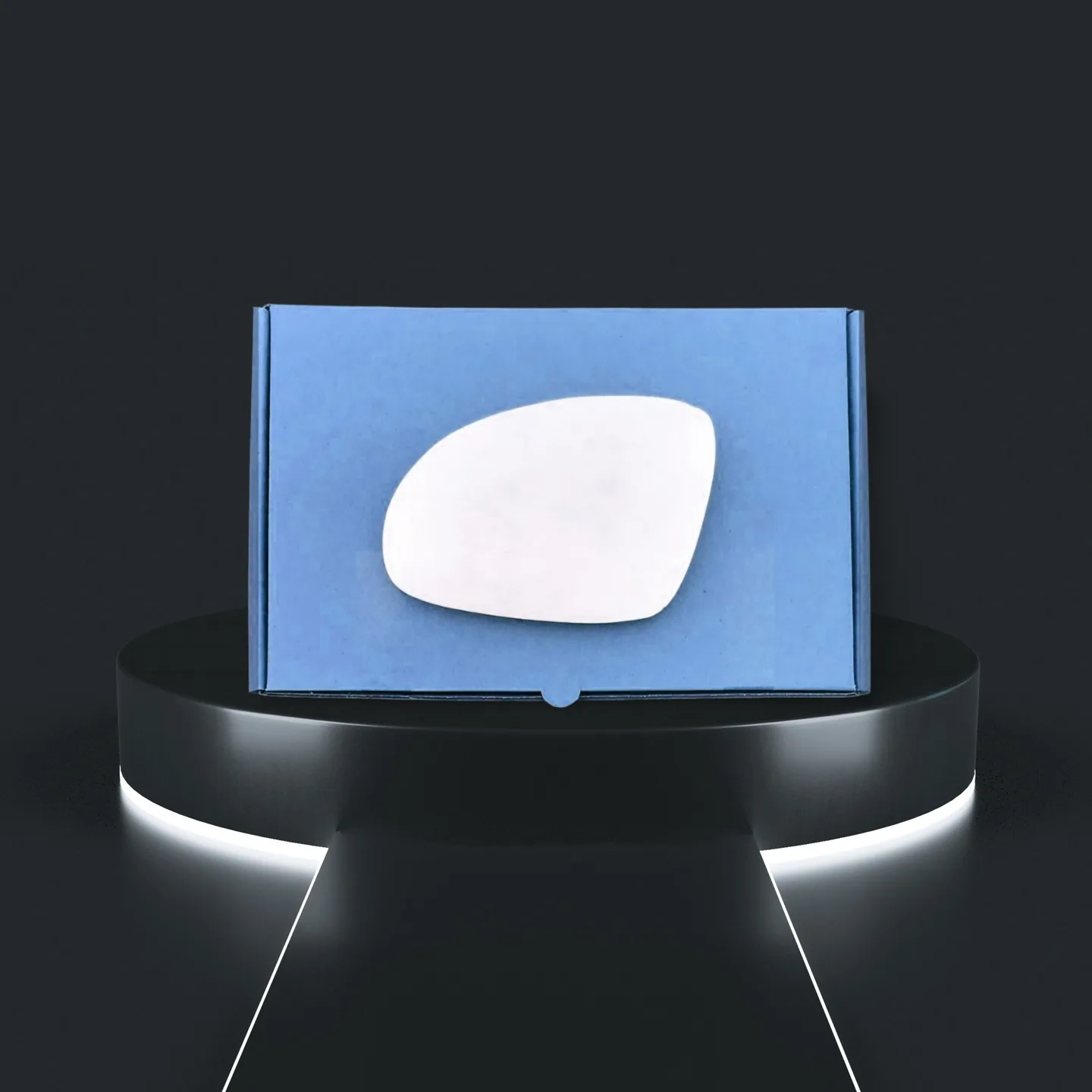 Skoda Superb Stick-on Wing Mirror Glass 2006-2008 — Convex — Left Passenger Side