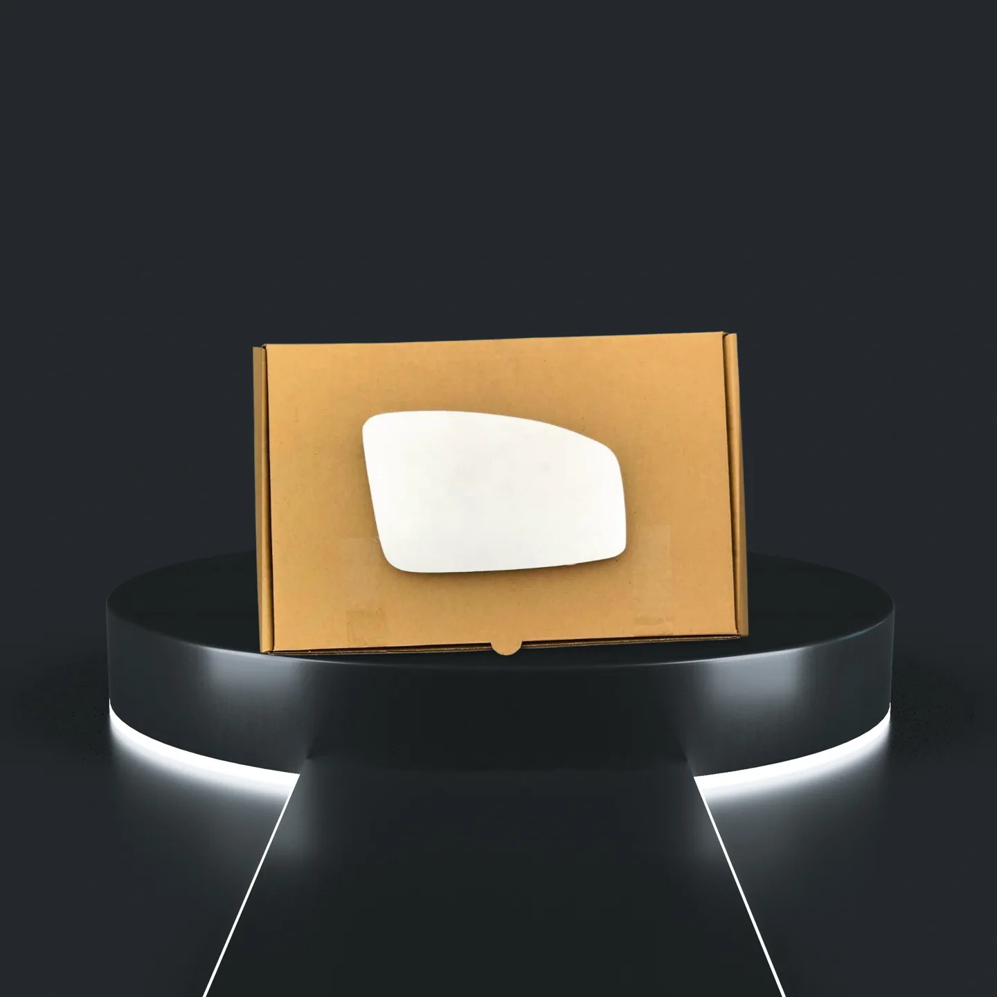 Renault Espace Stick-on Wing Mirror Glass 2002-2009 — Convex — Right Driver Side