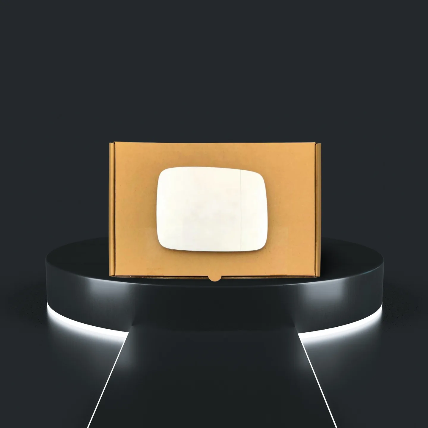 Stick on Wing Mirror Glass — Right Driver Side