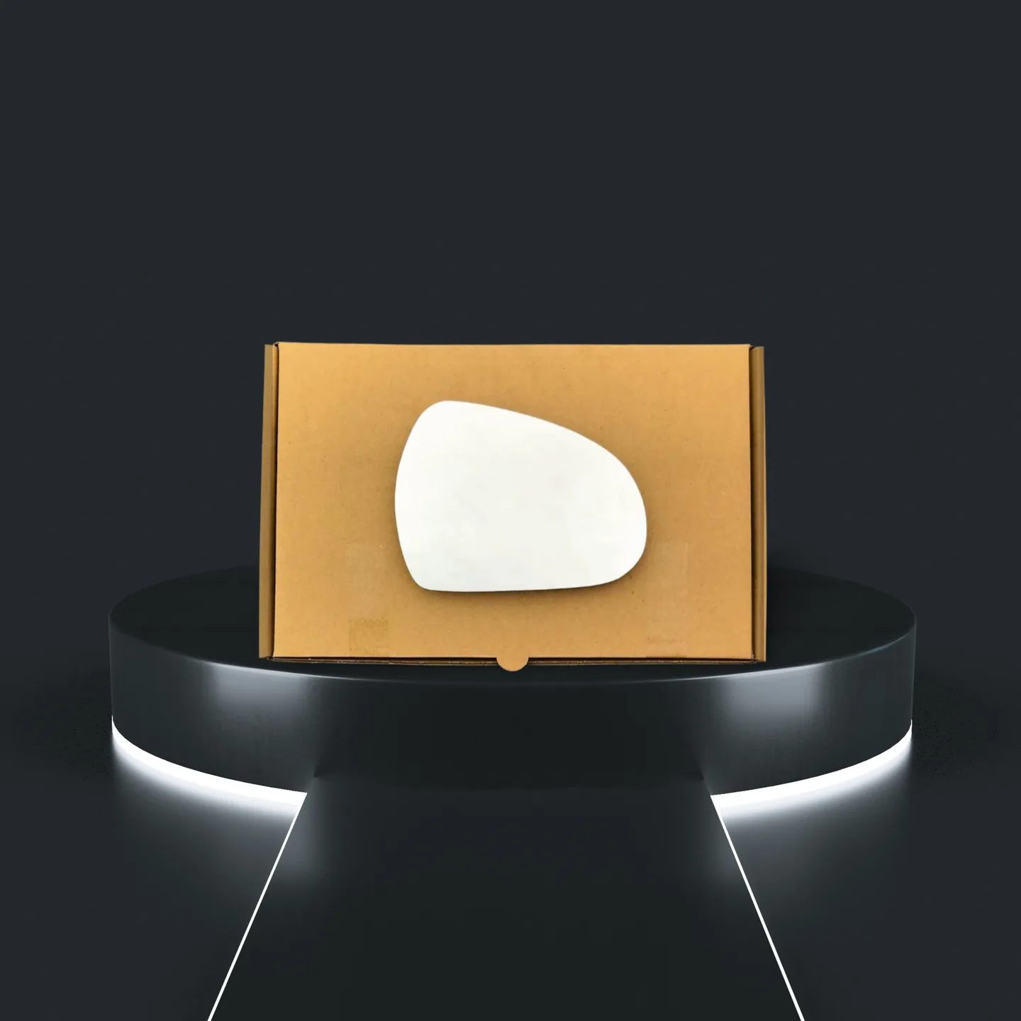 Stick on Wing Mirror Glass — Right Driver Side