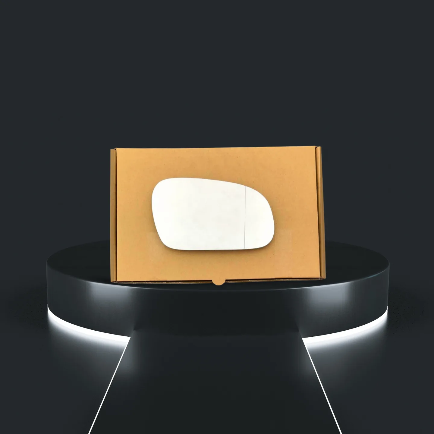 Volkswagen Fox Stick-on Wing Mirror Glass 2003-2012 — Convex — Right Driver Side