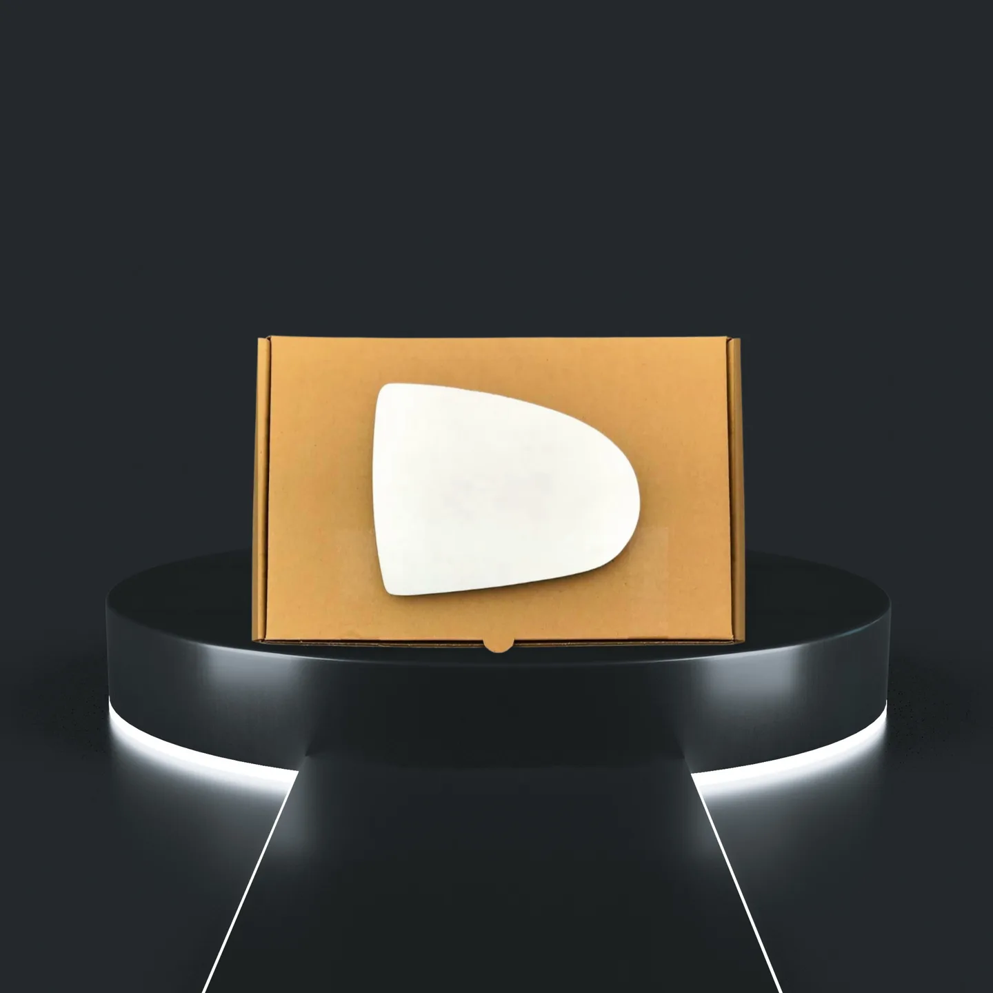 Stick on Wing Mirror Glass — Right Driver Side