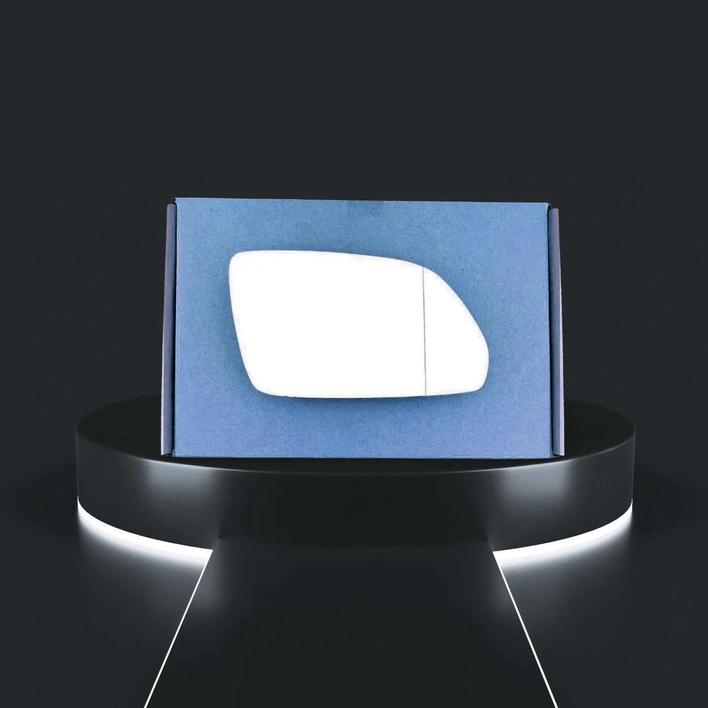 Stick on Wing Mirror Glass — Right Driver Side