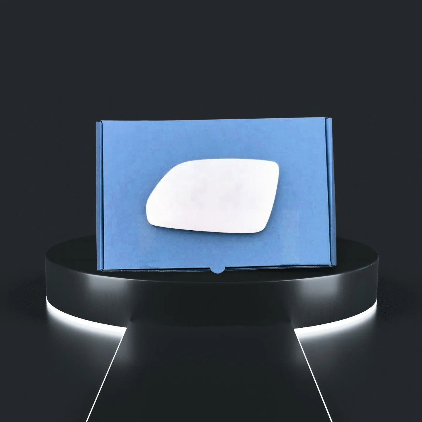 Volkswagen Polo Stick-on Wing Mirror Glass 2005-2010 — Convex — Left Passenger Side