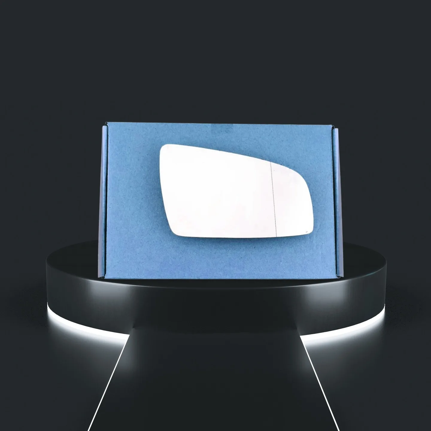Stick on Wing Mirror Glass — Right Driver Side