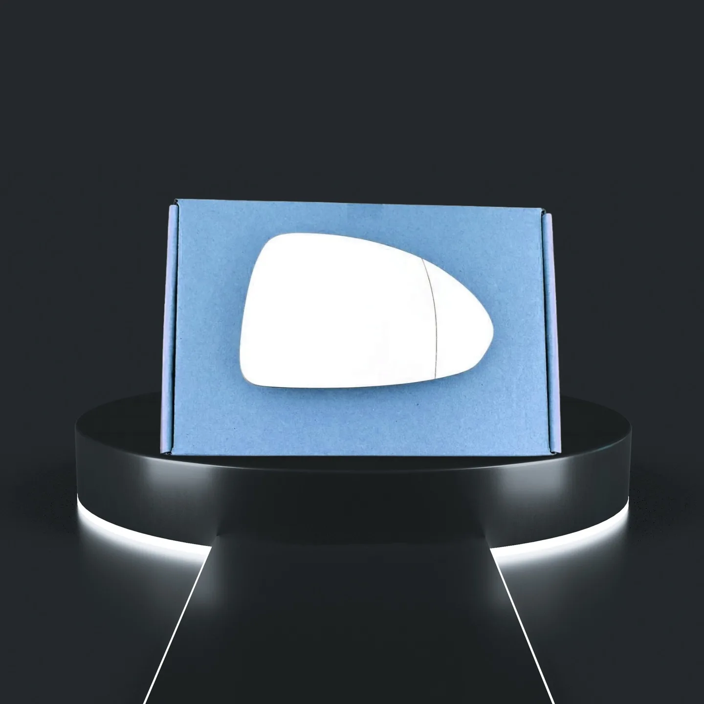 Vauxhall Corsa Stick-on Wing Mirror Glass 2007-2015 — Convex — Right Driver Side