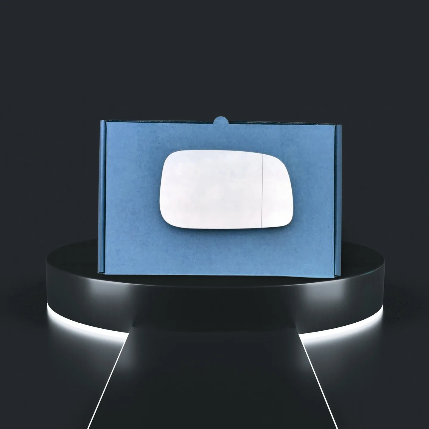 Stick on Wing Mirror Glass — Right Driver Side