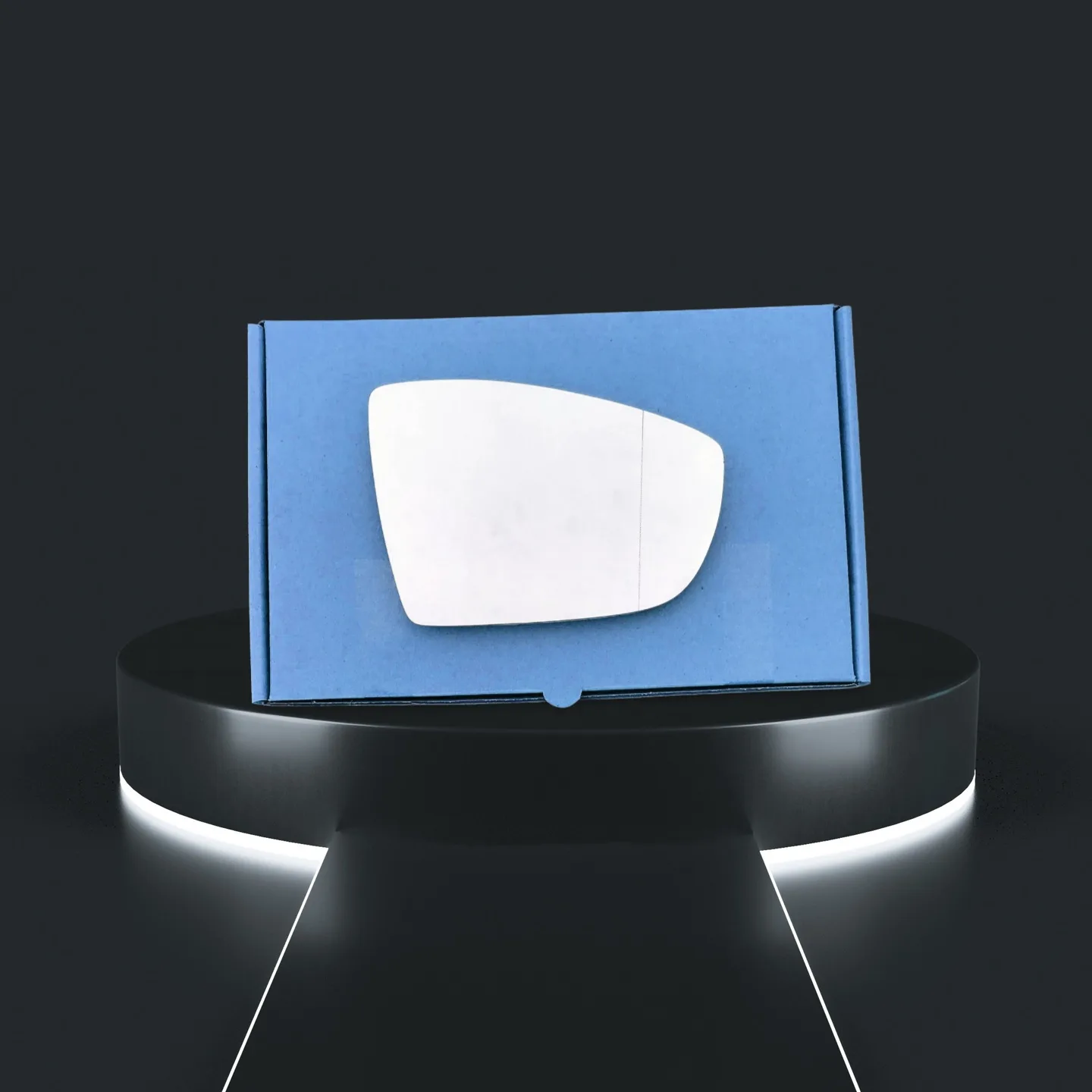 Stick on Wing Mirror Glass — Right Driver Side