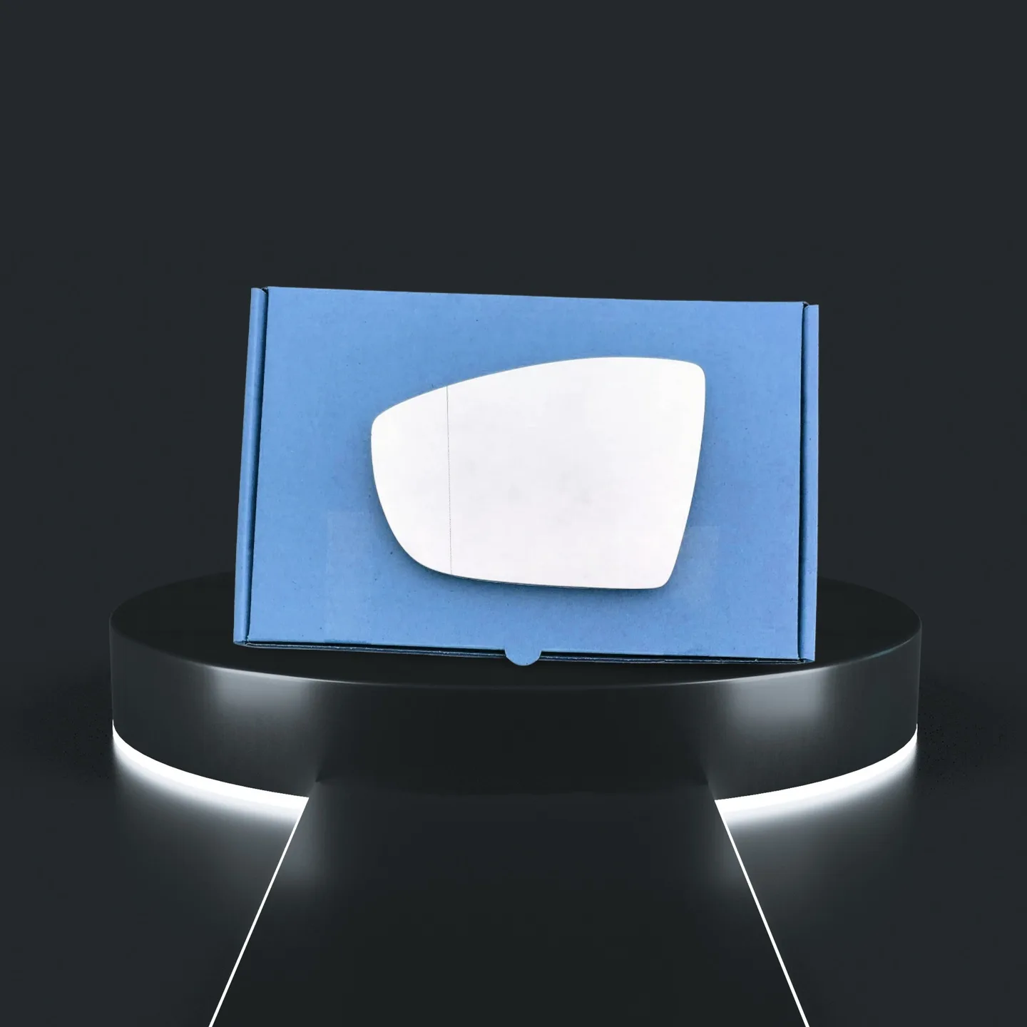 Stick on Wing Mirror Glass — Left Passenger Side