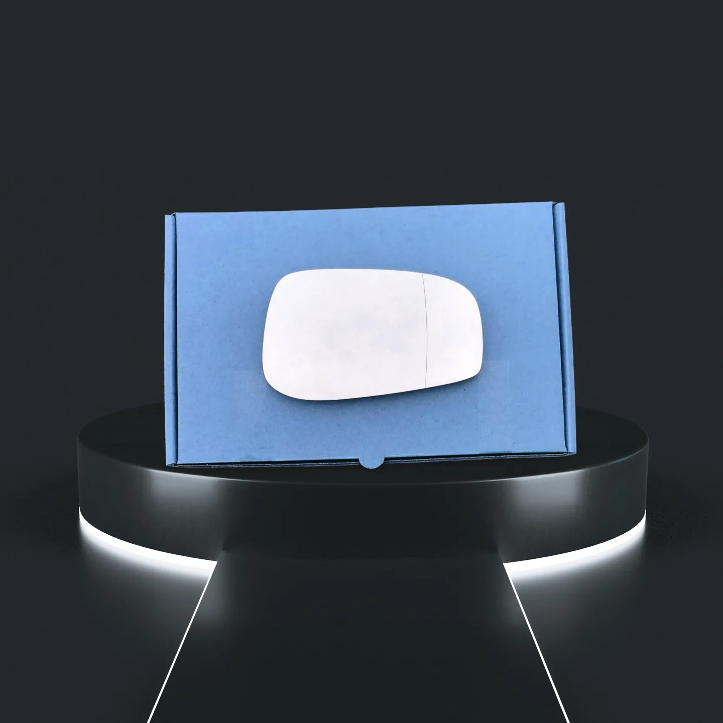 Volvo S80 Stick-on Wing Mirror Glass 1999-2006 — Wide Angle — Right Driver Side