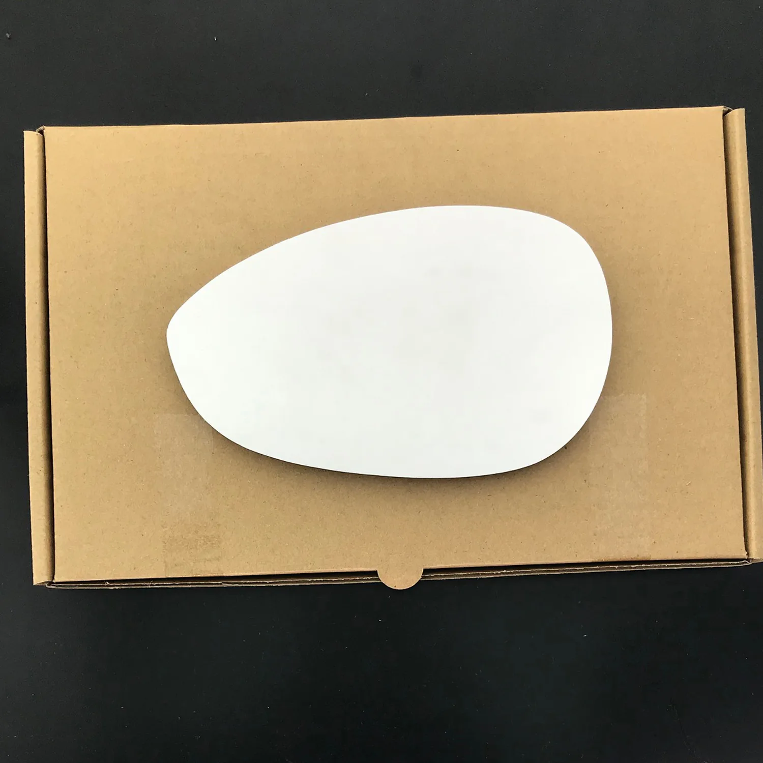 Fiat Punto Stick-on Wing Mirror Glass 2007 onwards — Convex — Left Passenger Side