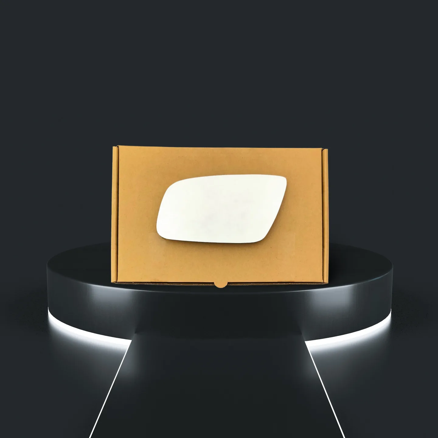Stick on Wing Mirror Glass — Left Passenger Side