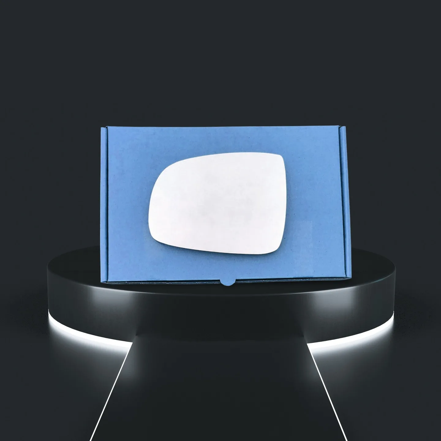 Nissan Note Stick-on Wing Mirror Glass 2006-2012 — Wide Angle — Left Passenger Side