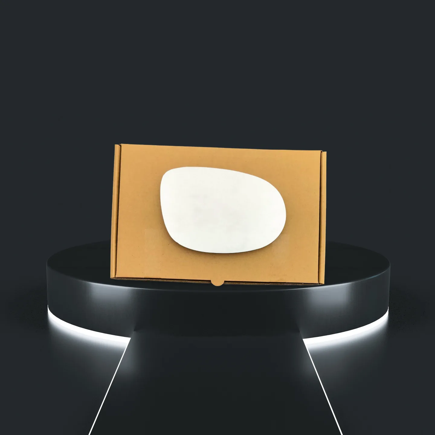 Fiat Idea Stick-on Wing Mirror Glass 2008-2012 — Convex — Right Driver Side