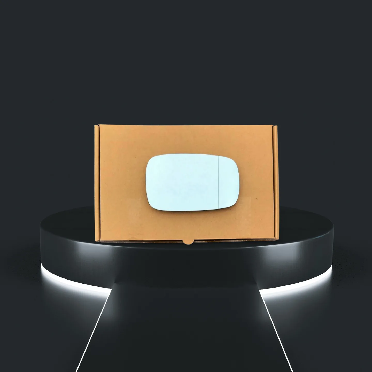Renault Scenic Stick-on Wing Mirror Glass 2004-2008 — Wide Angle — Left Passenger Side
