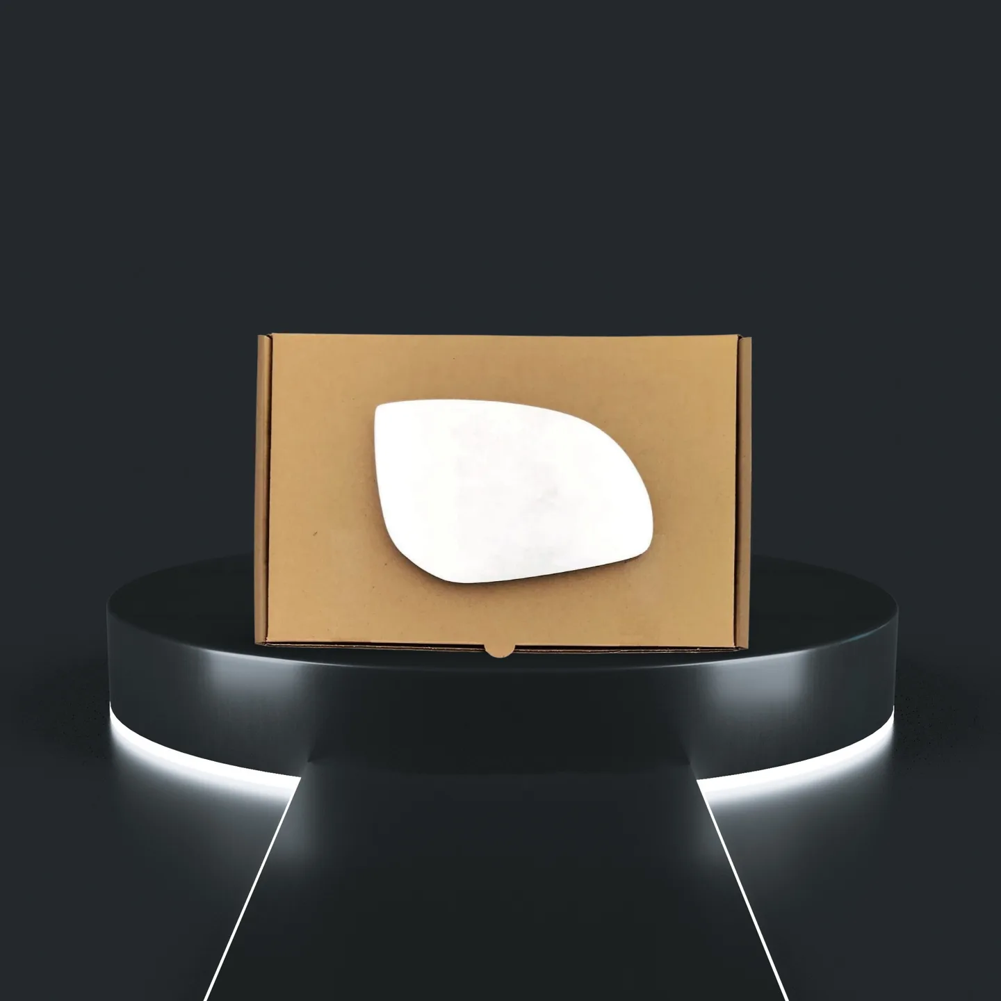 Hyundai i20 Stick-on Wing Mirror Glass 2009-2012 — Convex — Right Driver Side