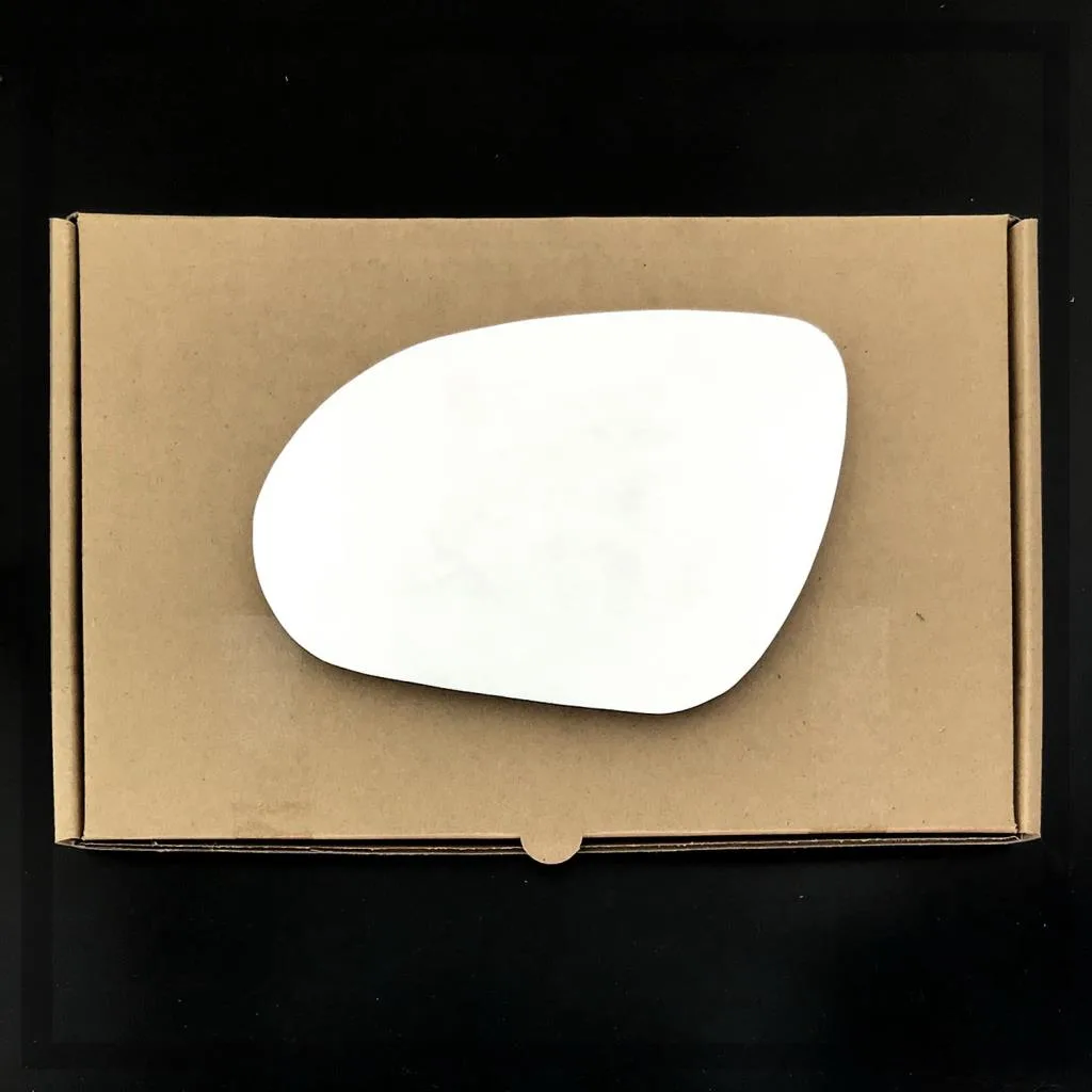 Hyundai i30 Stick-on Wing Mirror Glass 2007-2012 — Convex — Left Passenger Side