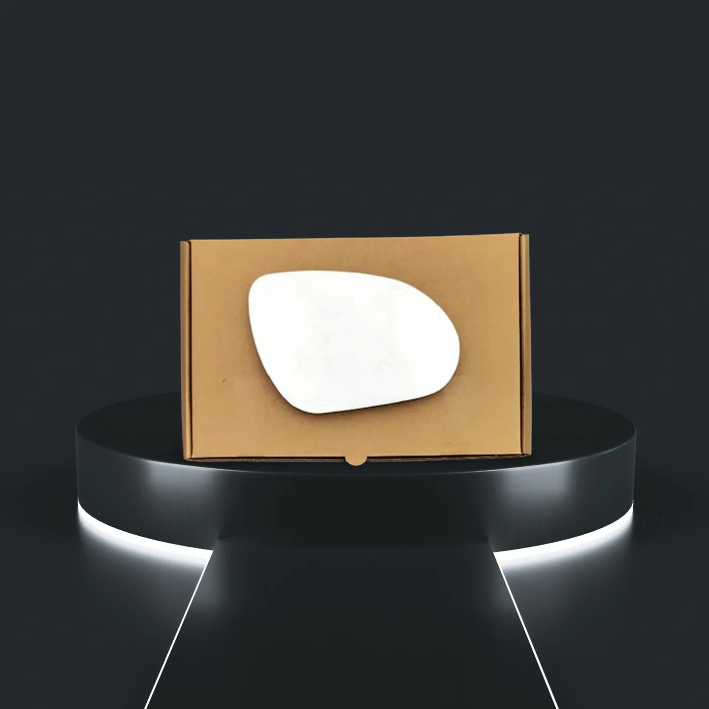 Hyundai i30 Stick-on Wing Mirror Glass 2007-2012 — Convex — Right Driver Side