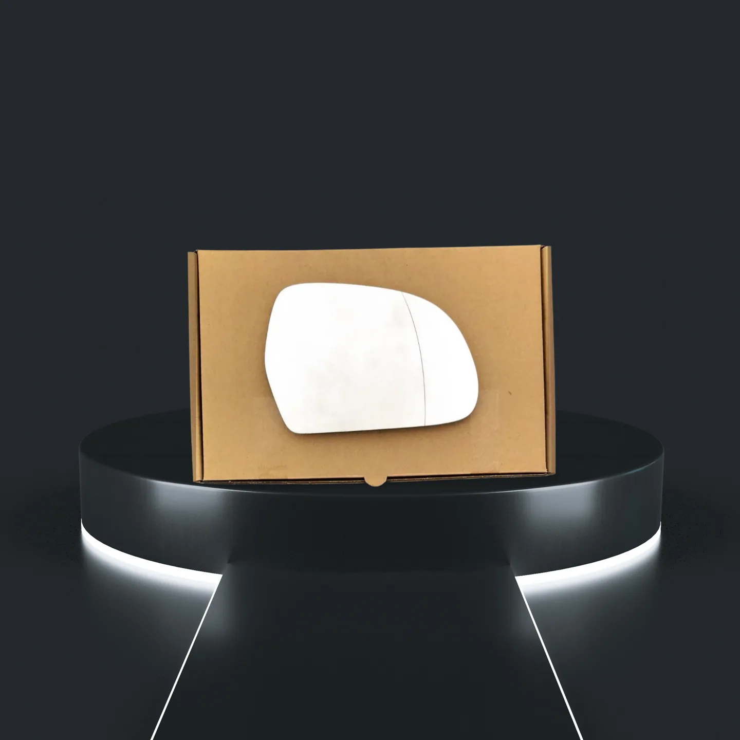 Skoda Superb Stick-on Wing Mirror Glass 2008-2015 — Wide Angle — Right Driver Side