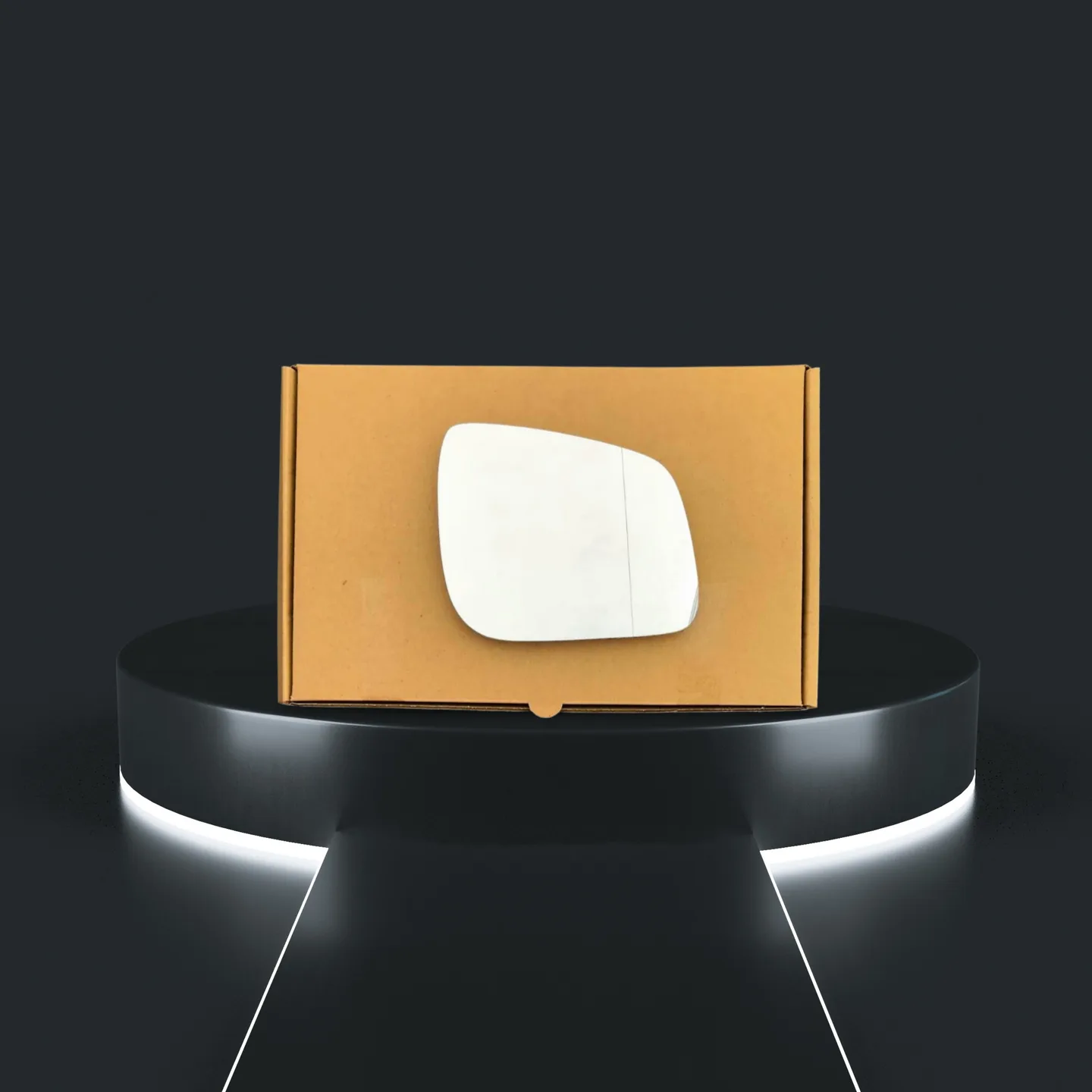 Stick on Wing Mirror Glass — Right Driver Side