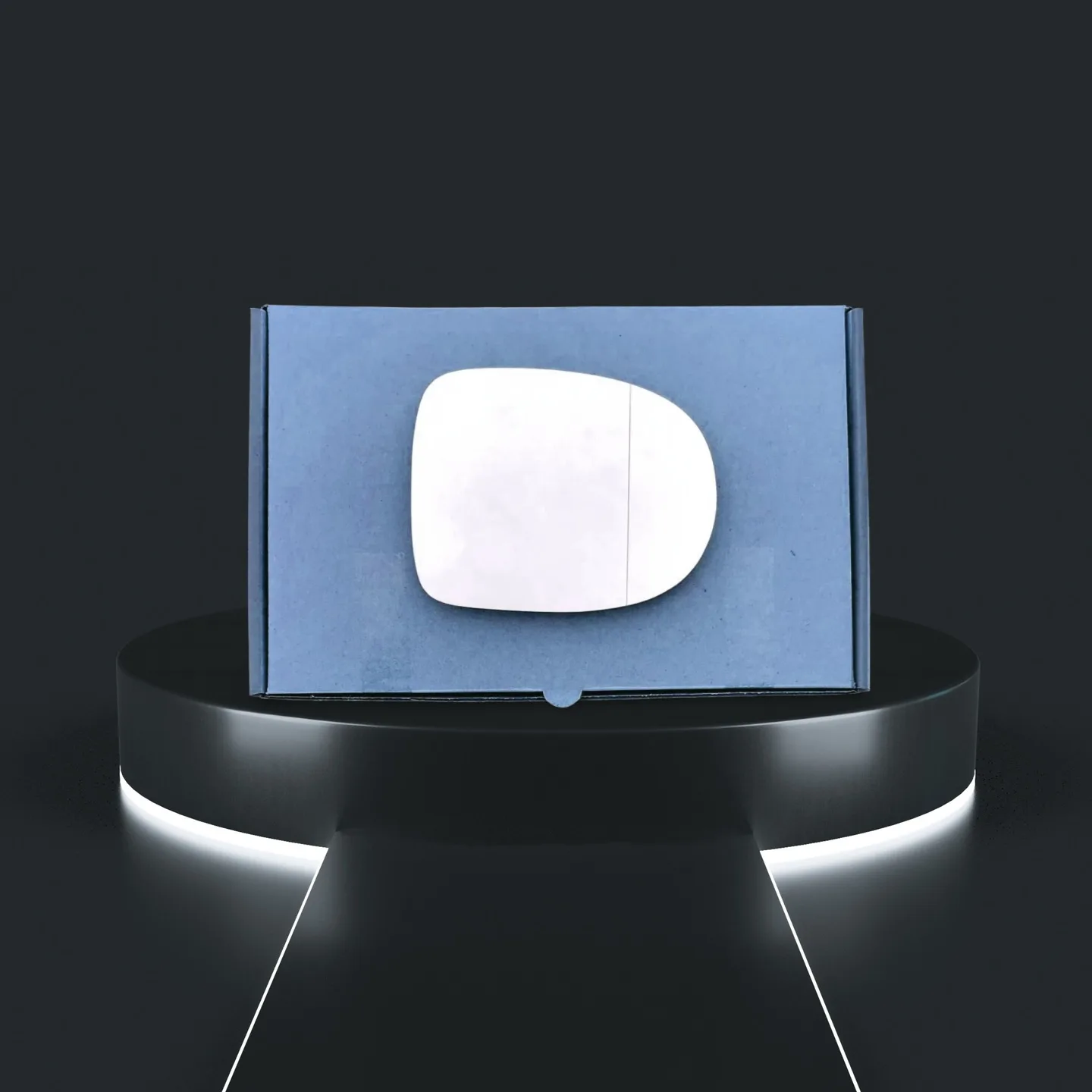 Renault Modus Stick-on Wing Mirror Glass 2008-2012 — Convex — Left Passenger Side