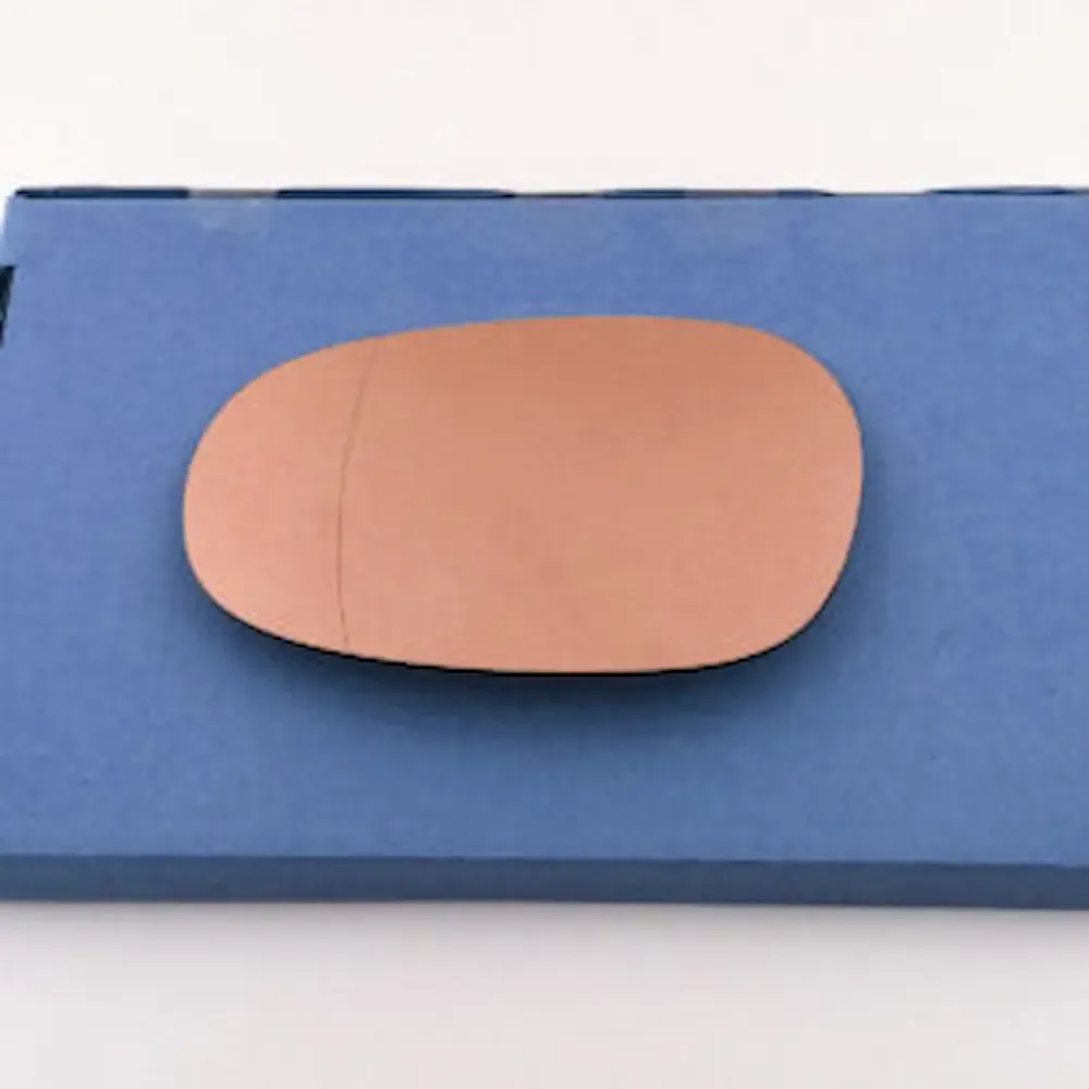 BMW 3 Series Stick-on Wing Mirror Glass 2008-2011 — Wide Angle, Blue Tinted — Left Passenger Side