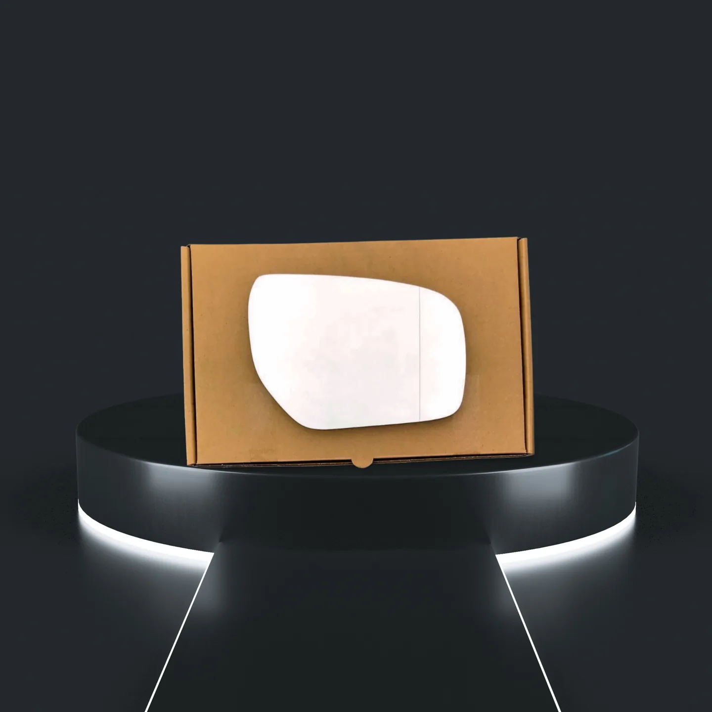 Stick on Wing Mirror Glass — Right Driver Side